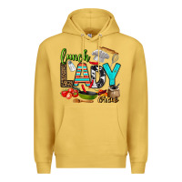 Antique Gold lunch lady crew Premium Hoodie - AdoDesignShop