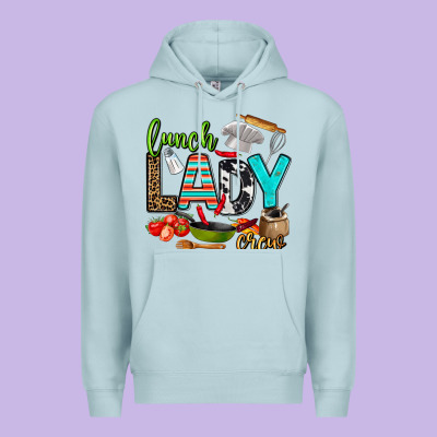 Lunch Lady Crew Premium Hoodie Designed By Adodesignshop
