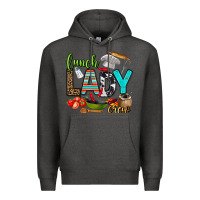 Charcoal Heather lunch lady crew Premium Hoodie - AdoDesignShop