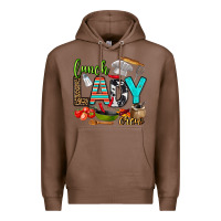 Chestnut lunch lady crew Premium Hoodie - AdoDesignShop