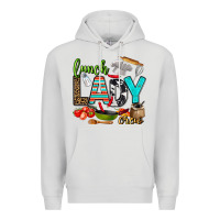 Dove Grey lunch lady crew Premium Hoodie - AdoDesignShop