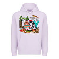 Lilac lunch lady crew Premium Hoodie - AdoDesignShop