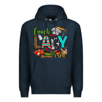 Navy lunch lady crew Premium Hoodie - AdoDesignShop
