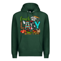 Sports Green lunch lady crew Premium Hoodie - AdoDesignShop