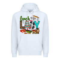 White lunch lady crew Premium Hoodie - AdoDesignShop
