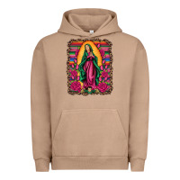 Pigment Burro our lady of guadalupe serape background Urban Hoodie - Artiststas