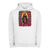 Pigment Lunar Rock our lady of guadalupe serape background Urban Hoodie - Artiststas