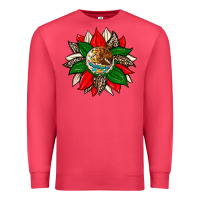Cardinal mexican flag sunflower Premium Sweatshirt - Zillion Design Studio