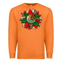 Carrot mexican flag sunflower Premium Sweatshirt - Zillion Design Studio