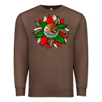 Chestnut mexican flag sunflower Premium Sweatshirt - Zillion Design Studio