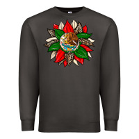 Smoke mexican flag sunflower Premium Sweatshirt - Zillion Design Studio
