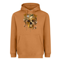 Meerkat Flower Skeleton Bees Heavyweight Hoodie - RanaPortraitStore