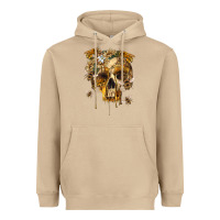 Mushroom Flower Skeleton Bees Heavyweight Hoodie - RanaPortraitStore