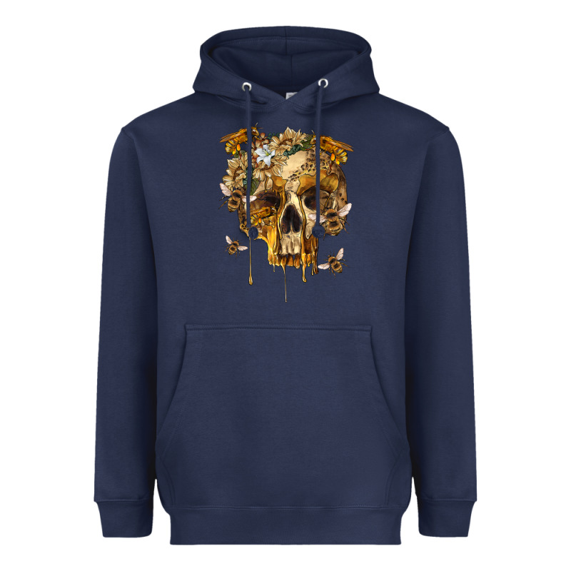 Flower Skeleton Bees Heavyweight Hoodie by RanaPortraitStore | Teevron