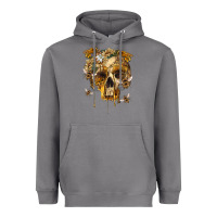 Storm Flower Skeleton Bees Heavyweight Hoodie - RanaPortraitStore