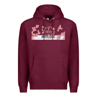 Burgundy wife mom nurse libbey glass Premium Hoodie - BundleAndBundleShop