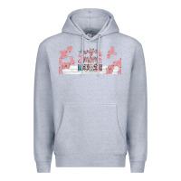 Heather Grey wife mom nurse libbey glass Premium Hoodie - BundleAndBundleShop