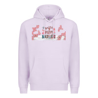 Lilac wife mom nurse libbey glass Premium Hoodie - BundleAndBundleShop