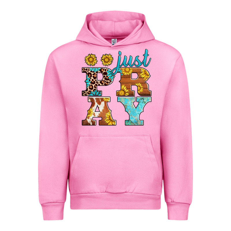 Just Pray Western Sunflowers Urban Hoodie by AdoDesignShop | Teevron