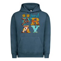 Pigment Midnight Navy just pray western sunflowers Urban Hoodie - AdoDesignShop