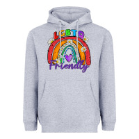 Heather Grey lgbtq friendly Heavyweight Hoodie - Zillion Design Studio