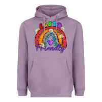 Lavender lgbtq friendly Heavyweight Hoodie - Zillion Design Studio