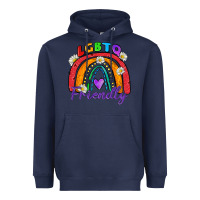 Navy lgbtq friendly Heavyweight Hoodie - Zillion Design Studio