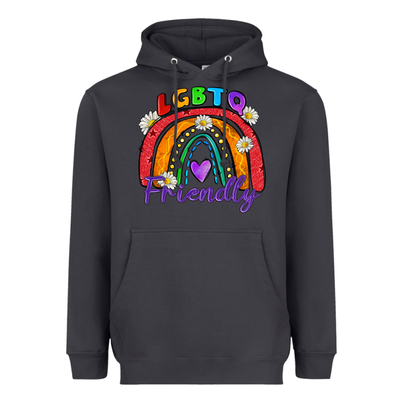 Lgbtq Friendly Heavyweight Hoodie by Zillion Design Studio | Teevron