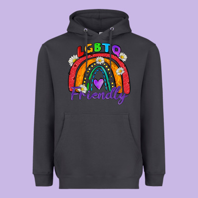 Lgbtq Friendly Heavyweight Hoodie Designed By Zillion Design Studio
