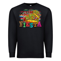 Black Taco Fiesta Premium Sweatshirt - texasbilliewilder
