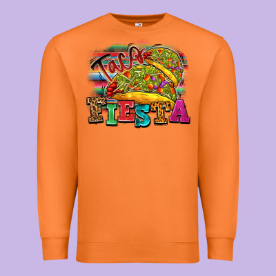 Taco Fiesta Premium Sweatshirt Designed By Texasbilliewilder