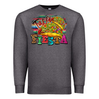 Charcoal Heather Taco Fiesta Premium Sweatshirt - texasbilliewilder