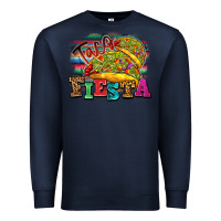 Navy Taco Fiesta Premium Sweatshirt - texasbilliewilder