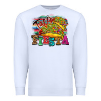 White Taco Fiesta Premium Sweatshirt - texasbilliewilder