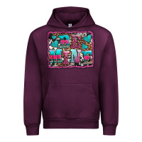 Mauve Wine be mine western valentine's day Urban Hoodie - AdoDesignShop