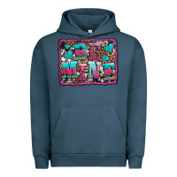 Pigment Midnight Navy be mine western valentine's day Urban Hoodie - AdoDesignShop