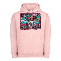 Pigment Salmon be mine western valentine's day Urban Hoodie - AdoDesignShop