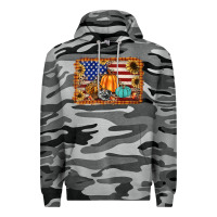 Slate Camo american flag fall backgraund Premium Hoodie - JahusDesignShop