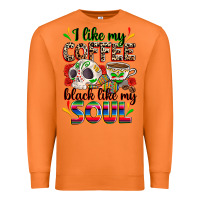 Carrot i like my coffee black like my soul Premium Sweatshirt - Zillion Design Studio