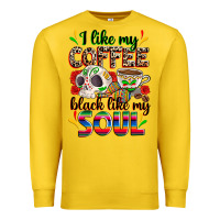 Lemon i like my coffee black like my soul Premium Sweatshirt - Zillion Design Studio