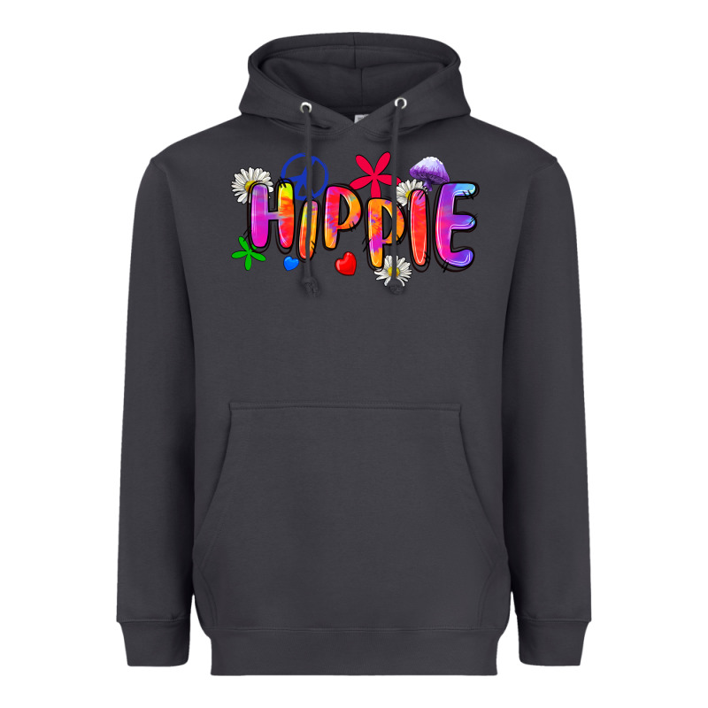 Hippie Heavyweight Hoodie by Zillion Design Studio | Teevron
