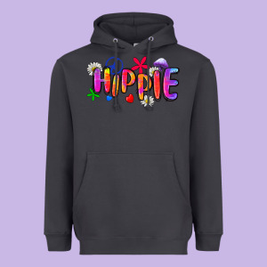 Hippie Heavyweight Hoodie Designed By Zillion Design Studio