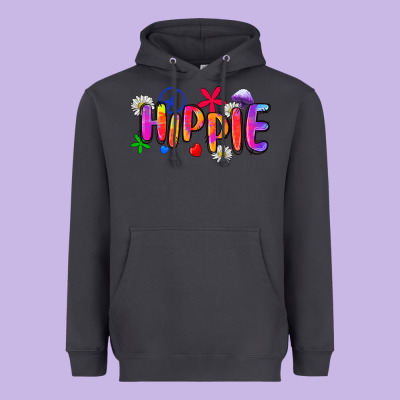 Hippie Heavyweight Hoodie Designed By Zillion Design Studio
