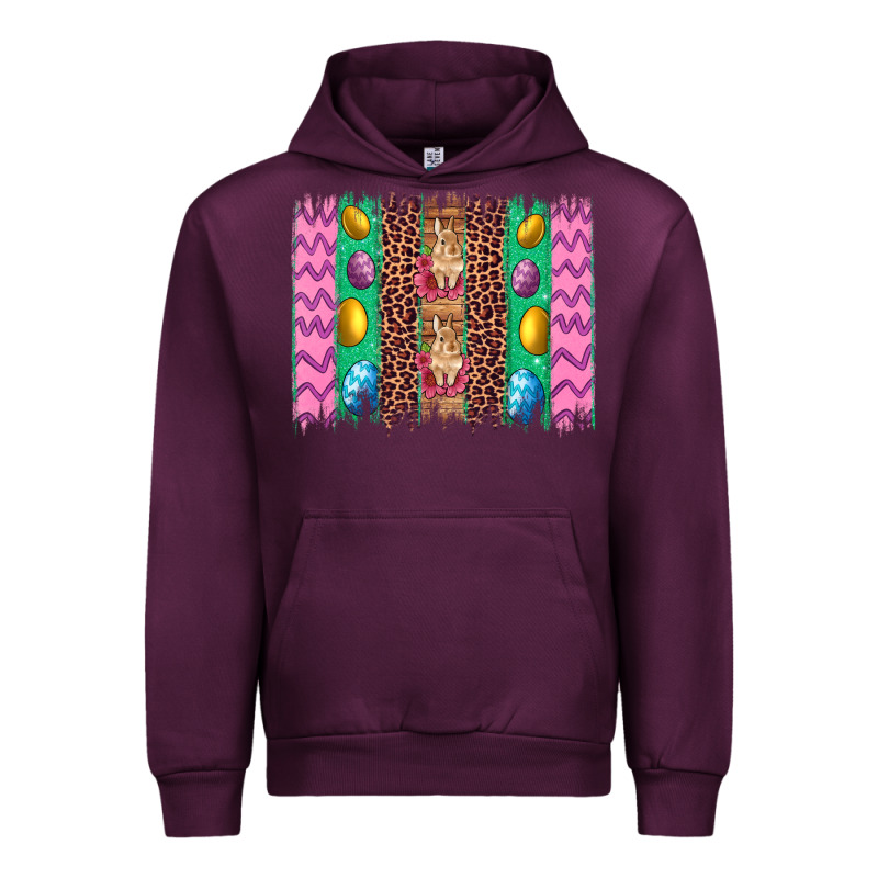 Easter Leopard Egg Bunny Brush Stroke Urban Hoodie by Artiststas | Teevron