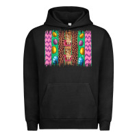 Pigment Black easter leopard egg bunny brush stroke Urban Hoodie - Artiststas