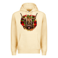 Pina Colada highland cow  christmas Premium Hoodie - JahusDesignShop