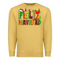 Antique Gold feliz navidad Premium Sweatshirt - Zillion Design Studio