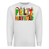 Oatmeal Heather feliz navidad Premium Sweatshirt - Zillion Design Studio