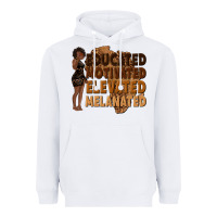White educated motivated elevated melanated Heavyweight Hoodie - texasbilliewilder