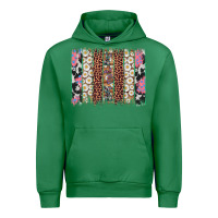 Emerald easter leopard cowhide bunny brush stroke Urban Hoodie - Artiststas